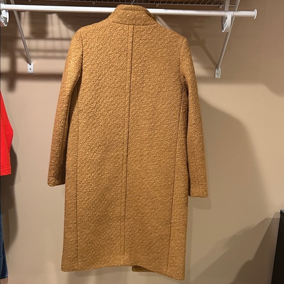 J. Crew Women's Camel Teddy wool blend coat - Picture 8 of 8